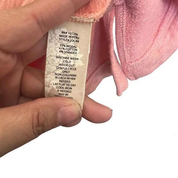 Soft Surroundings Jersey Knit Top Orange Size Medium - Picture 6 of 9